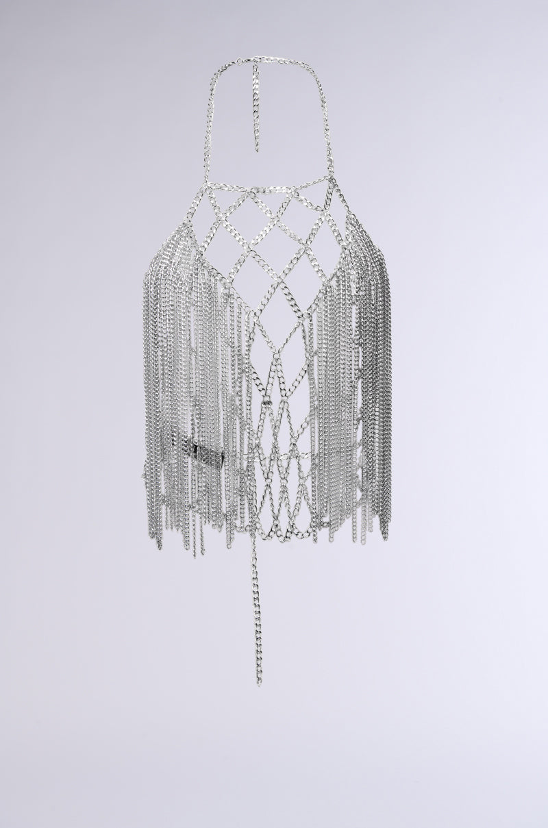 I CAN SEE THE FUTURE METAL CHAIN TOP