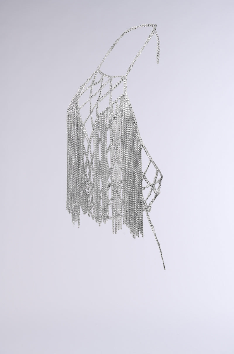I CAN SEE THE FUTURE METAL CHAIN TOP