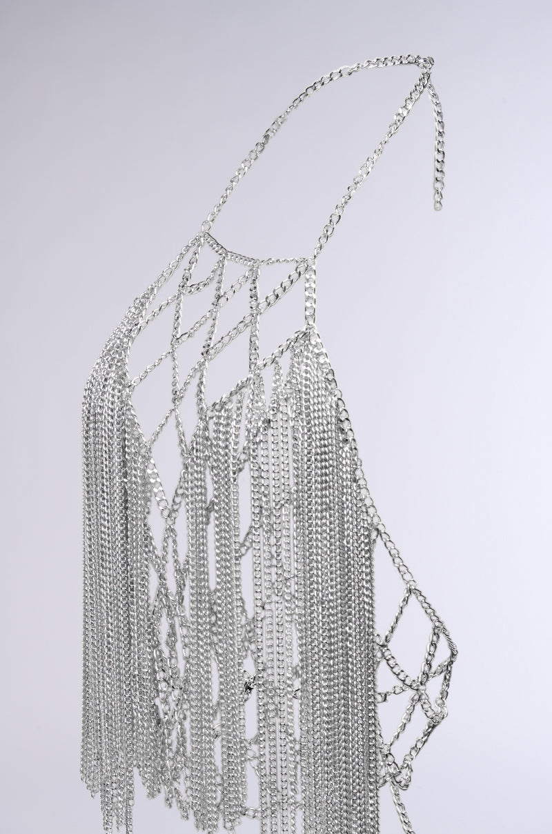 I CAN SEE THE FUTURE METAL CHAIN TOP