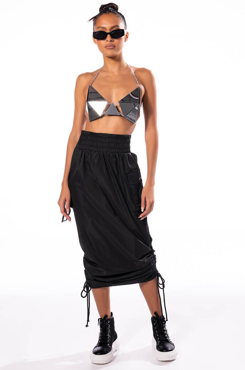 I'D BE JEALOUS TOO METAL BRA TOP