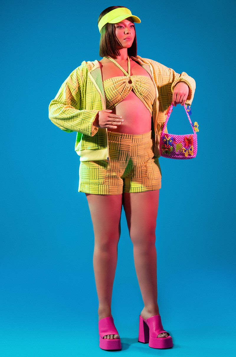 JET SET HALTER CROP TOP