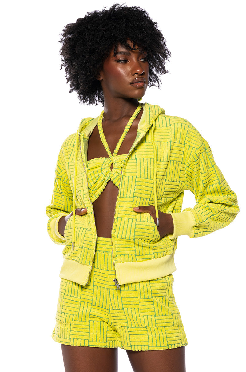 JET SET HALTER CROP TOP