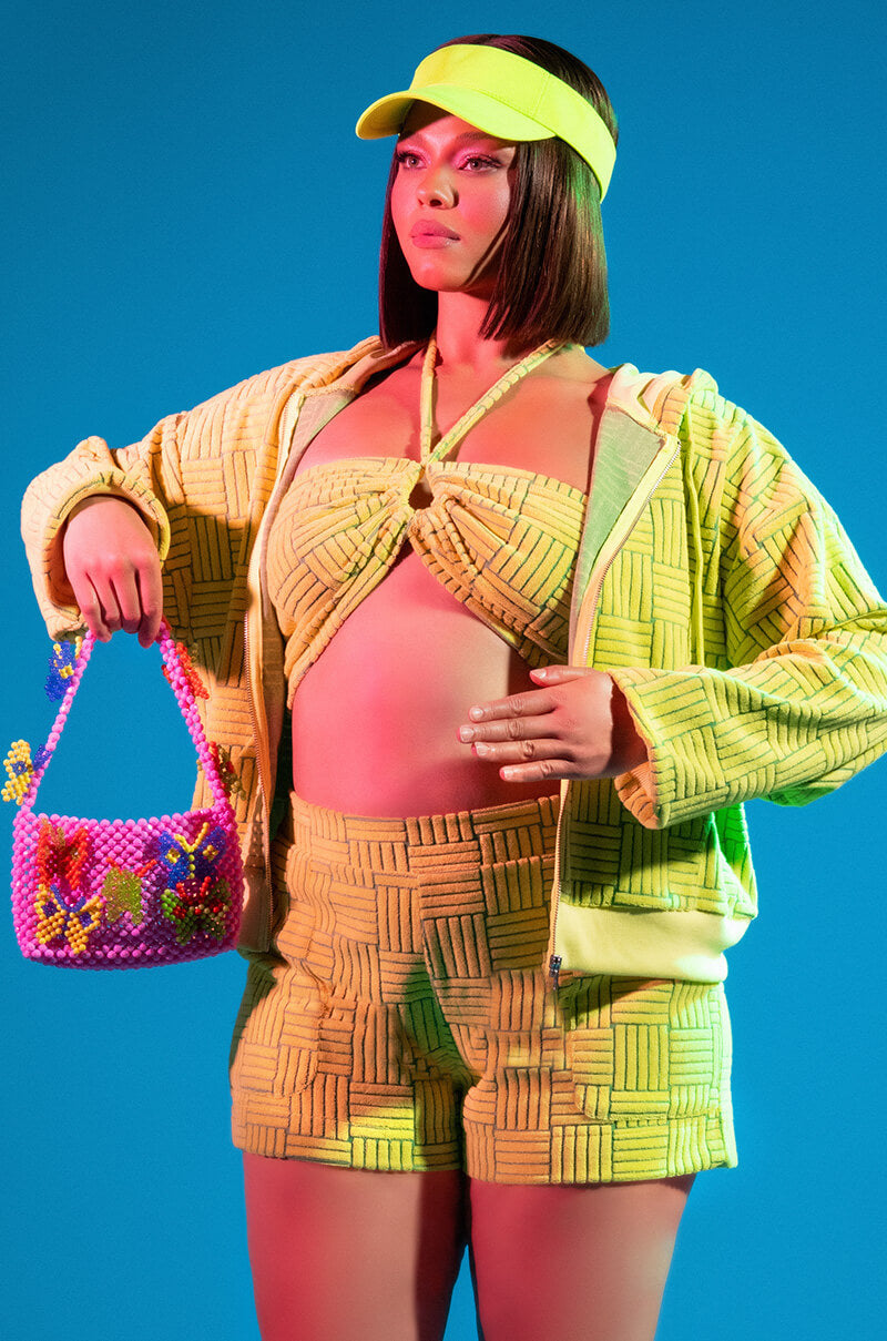 JET SET HALTER CROP TOP