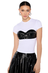 LATEX BODY SHORT SLEEVE TSHIRT