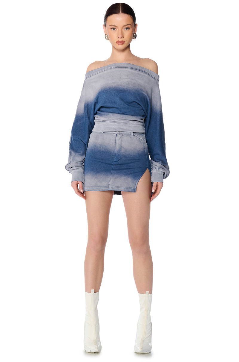 LEONA OMBRE MINI SKIRT