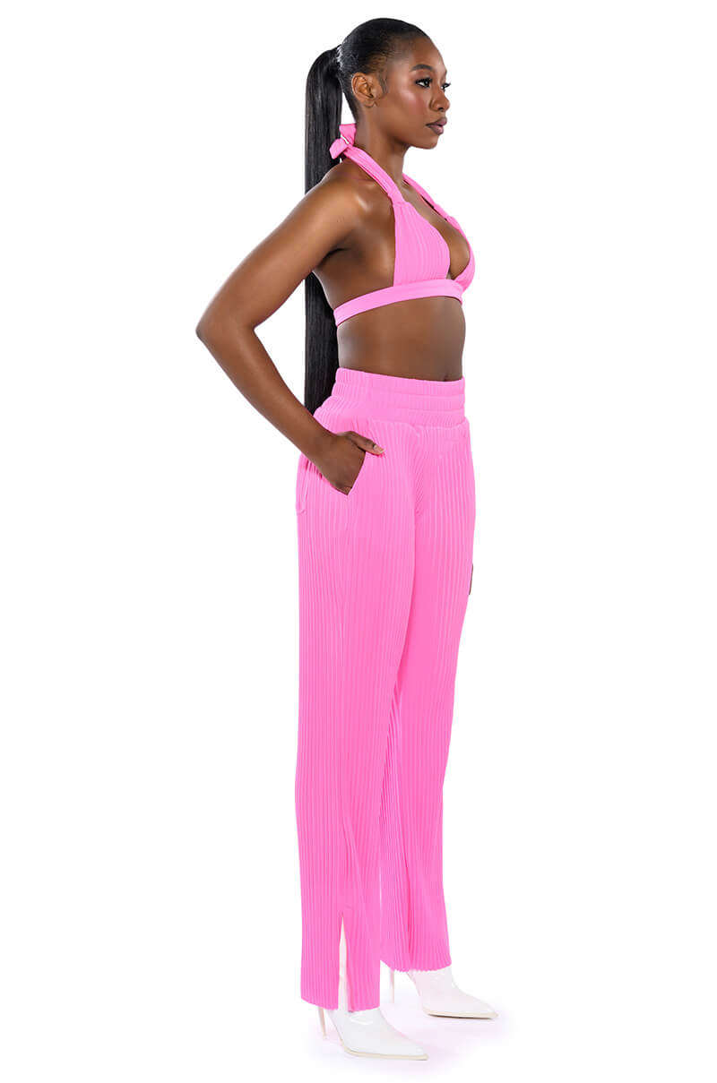 LUCY HIGH RISE WIDE LEG PANT