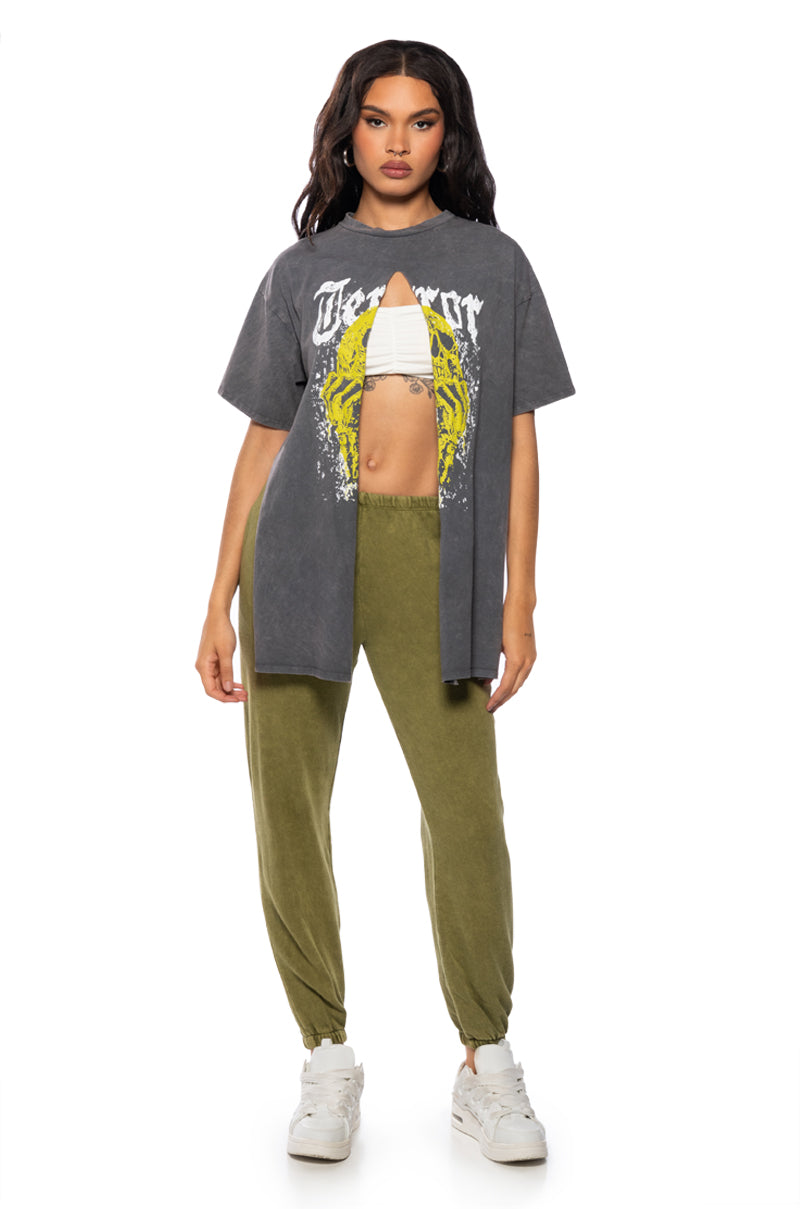 ME TIME MINERAL WASH JOGGER