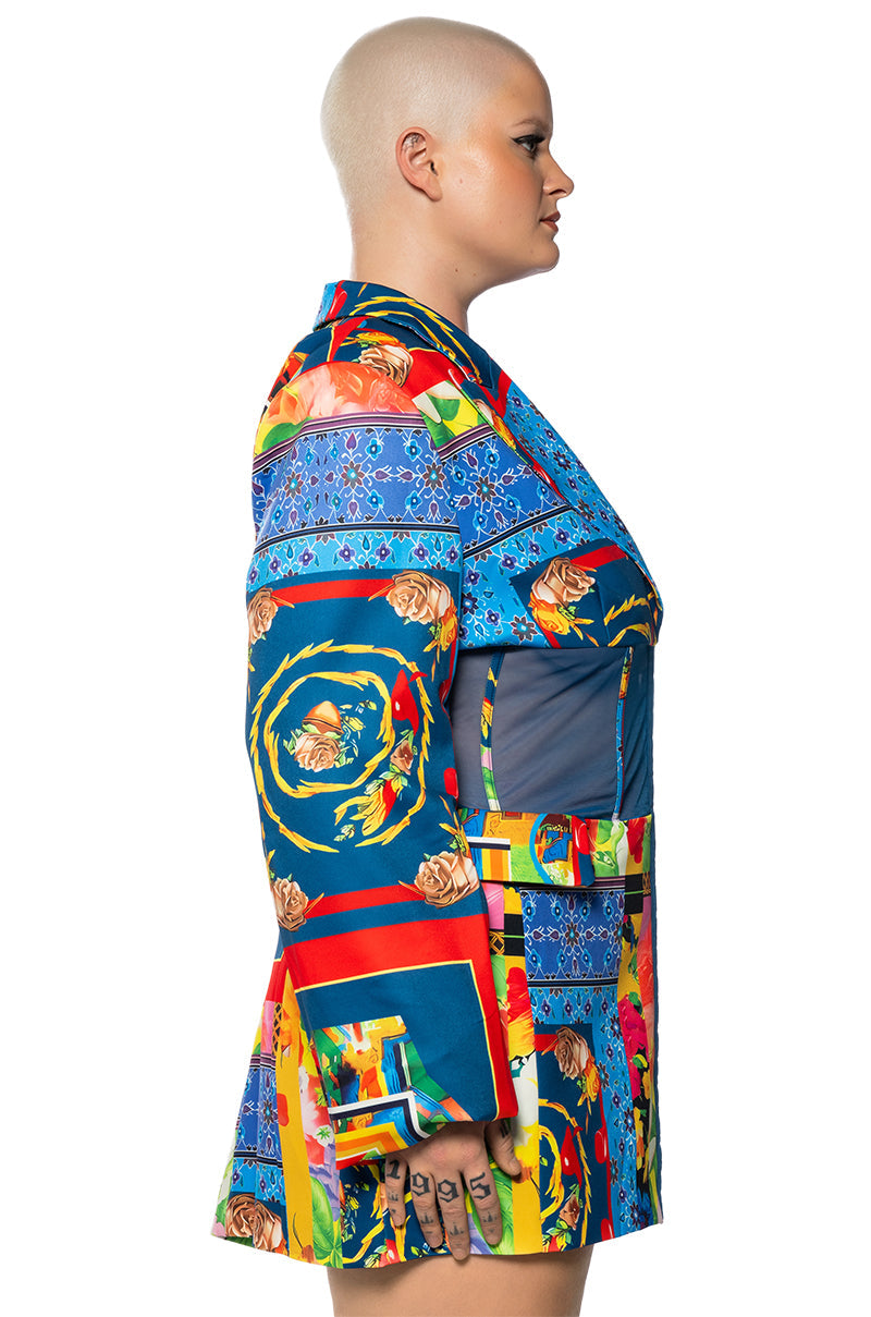 MIAMI IN THE TRAP CORSET BLAZER