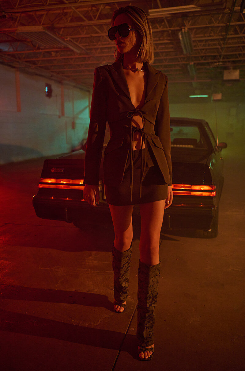 MOCHA LUV MICRO MINI SKIRT