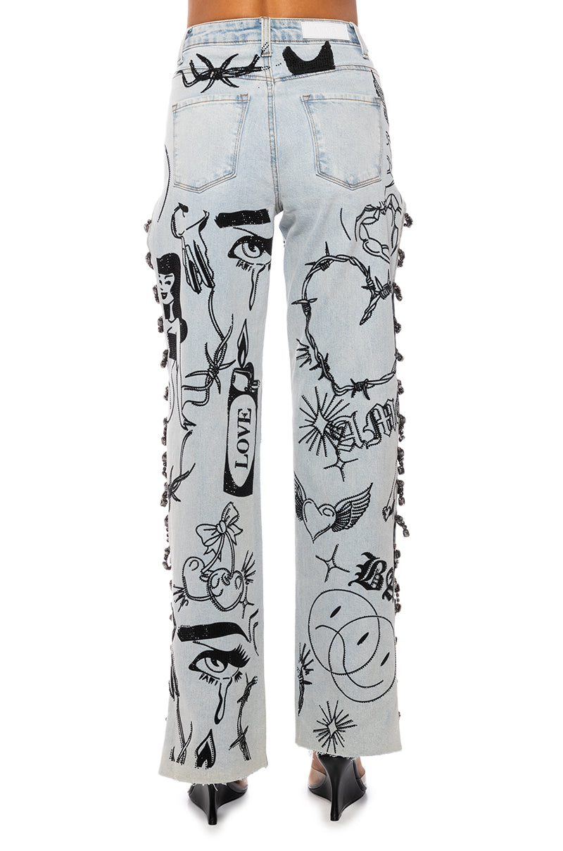 NEW INK RELAXED DENIM JEANS