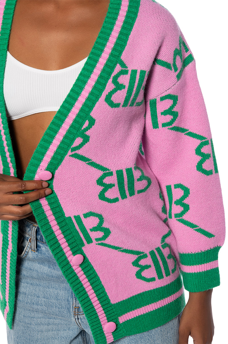 NEW MONEY OVERSIZED CARDIGAN