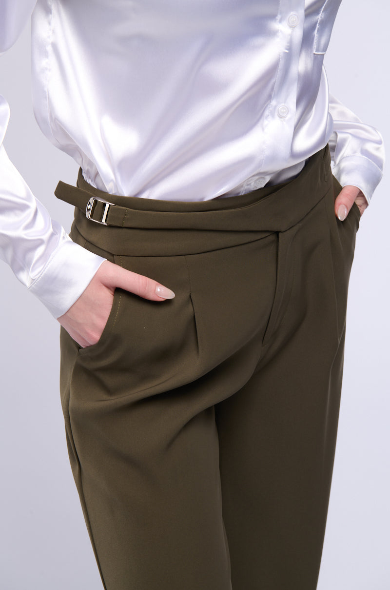 OLIVIA WRAP WAIST TROUSER