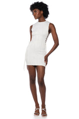 VERONICA SIDE TIE MINI DRESS