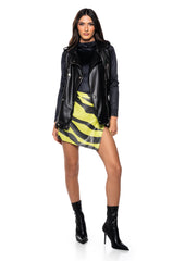 PAXTON NEW SHINE REVERSIBLE ZIP UP BODYSUIT