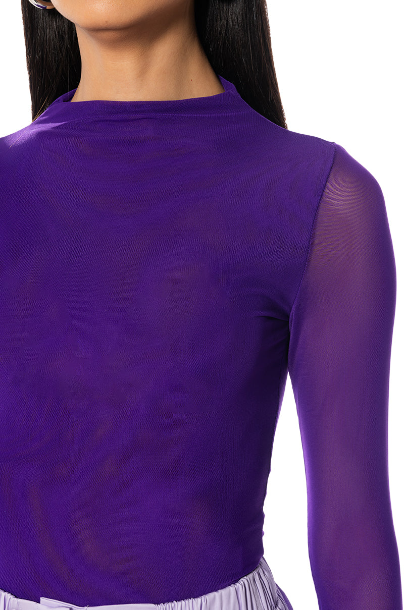 PAXTON SEXY MESH CASUAL BODYSUIT