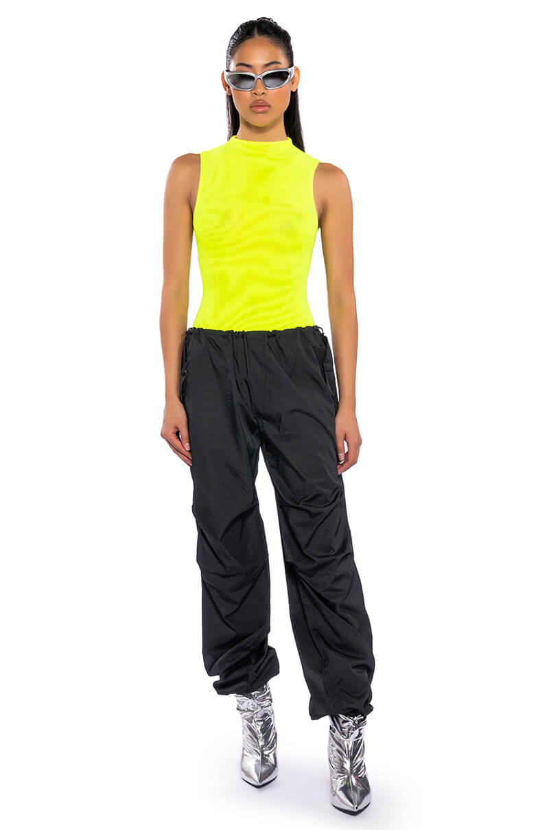 PAXTON SLEEVELESS MESH BODYSUIT