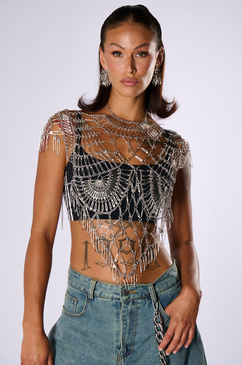 PINS & NEEDLES SLEEVELESS FASHION TOP