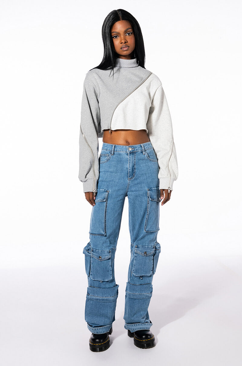 POLLY COLORBLOCK PULLOVER