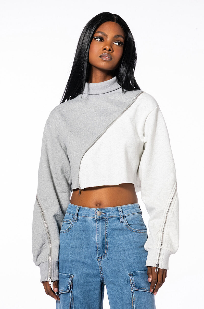 POLLY COLORBLOCK PULLOVER