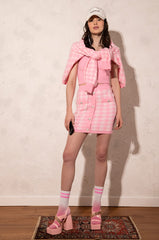 PRETTY AND POSH KNIT CROPPED CARDIGAN