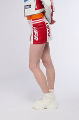 PRO LEAGUE FAUX LEATHER MINI SKIRT