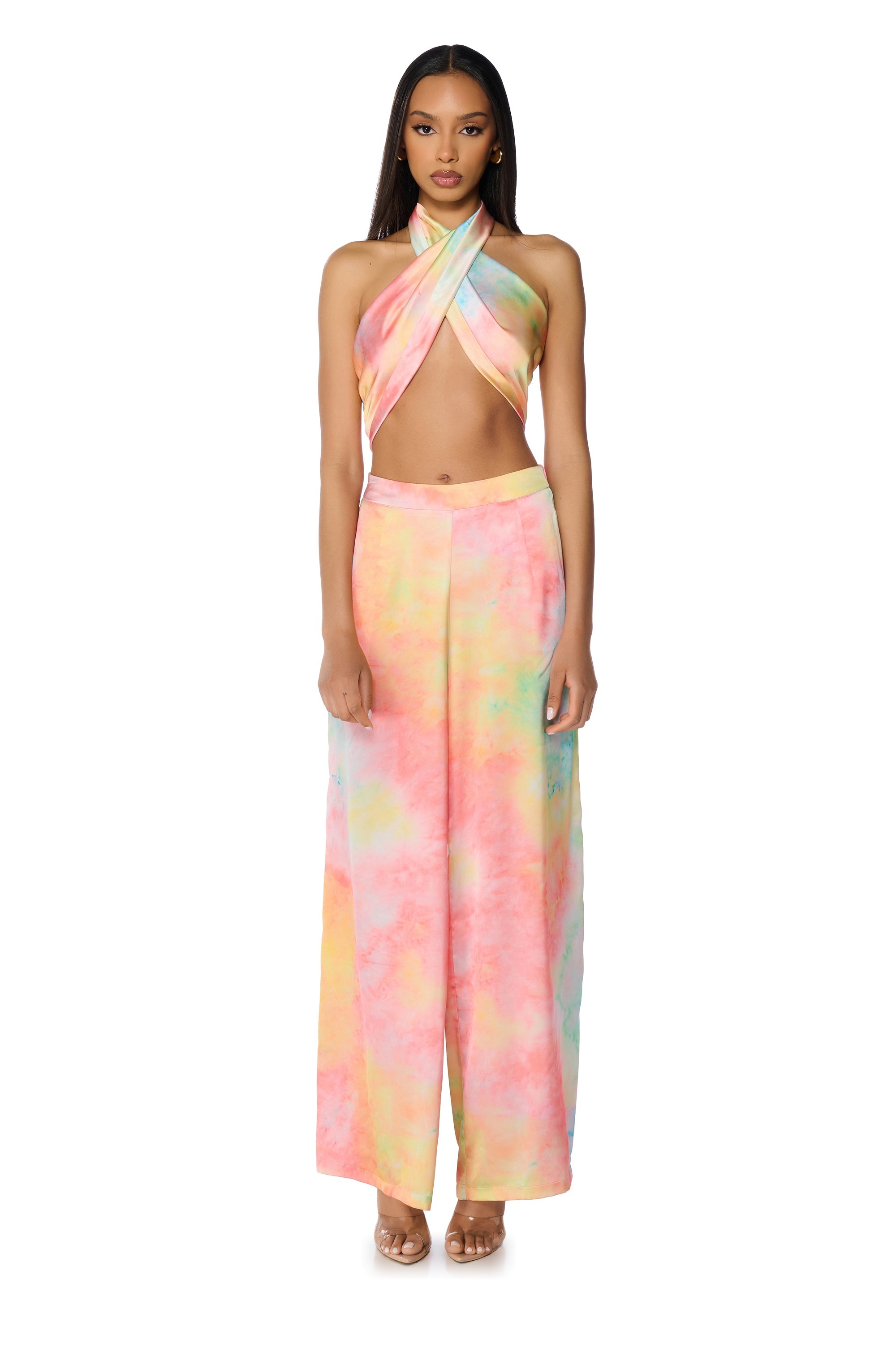 RESORT BADDIE OMBRE PRINT PALAZZO PANT