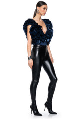 ROMANTIC RUFFLED BODYSUIT