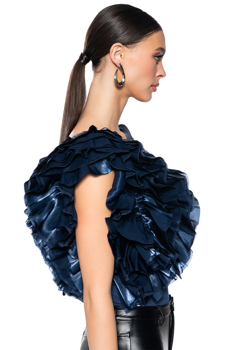 ROMANTIC RUFFLED BODYSUIT