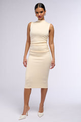 RUNNING ERRANDS SLEEVELESS MIDI DRESS