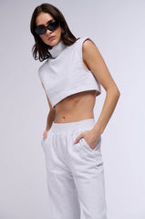 SATURDAZE TURTLENECK SLEEVELESS TOP