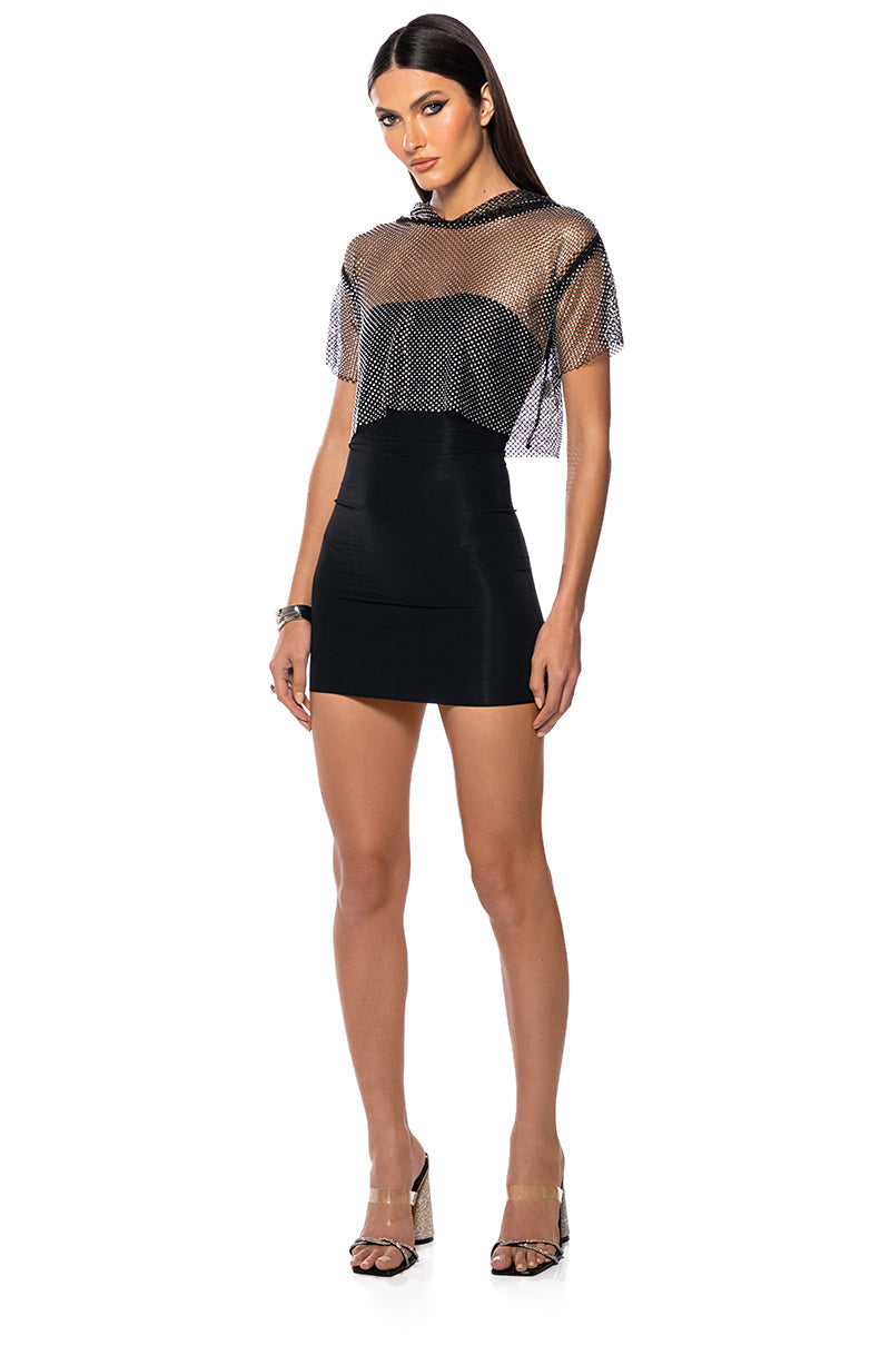 SECOND SKIN STRAPLESS MINI DRESS