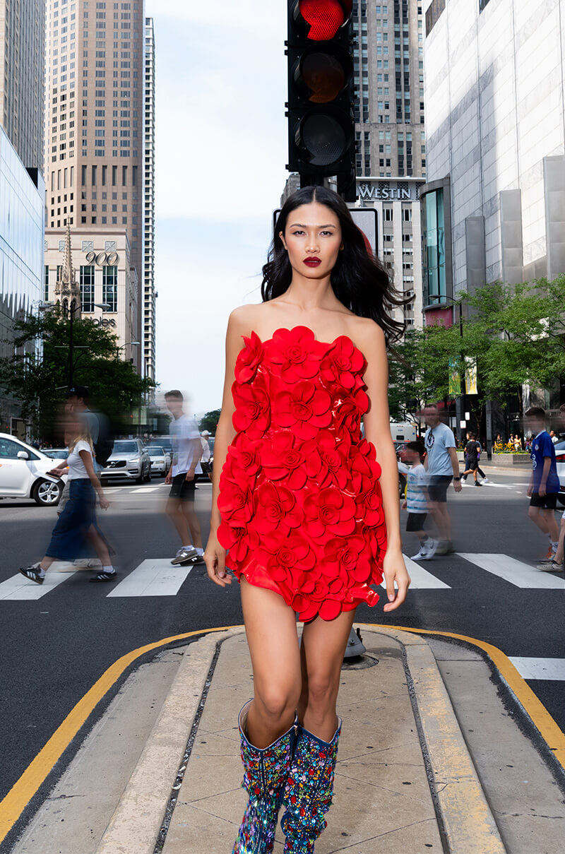 SHES A MASTERPIECE FLORAL MINI DRESS