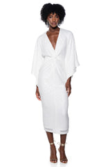 SHE'S GOT CLASS MIDI SEQUIN DRESS