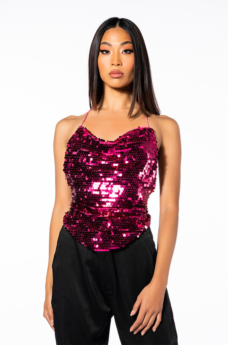 SWEET LIKE CANDY SEQUIN TOP