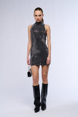 SHOWSTOPPER RHINESTONE MINI DRESS