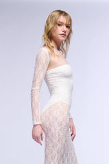 SIANNE LONG SLEEVE FLORAL LACE BOLERO