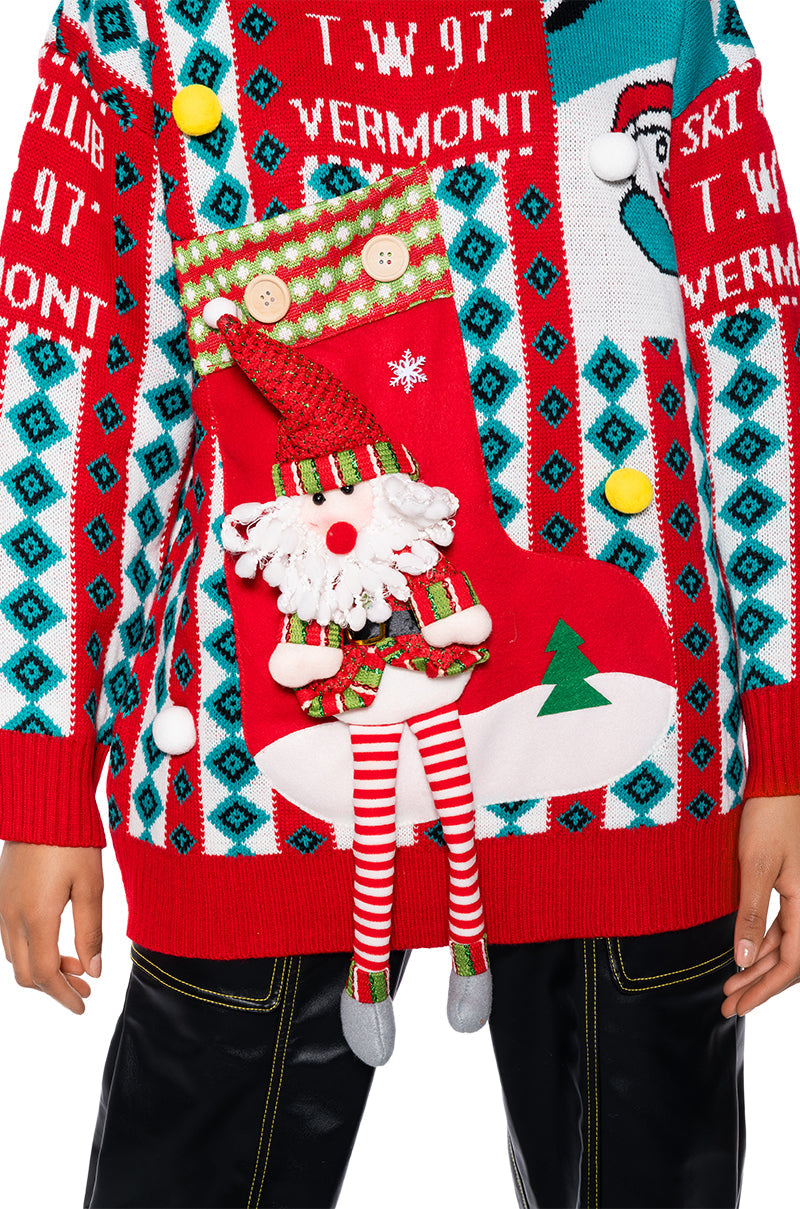 SKI CLUB HOLIDAY SWEATER
