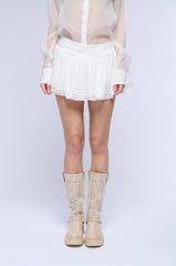 SOFT AND SWEET MINI SKIRT