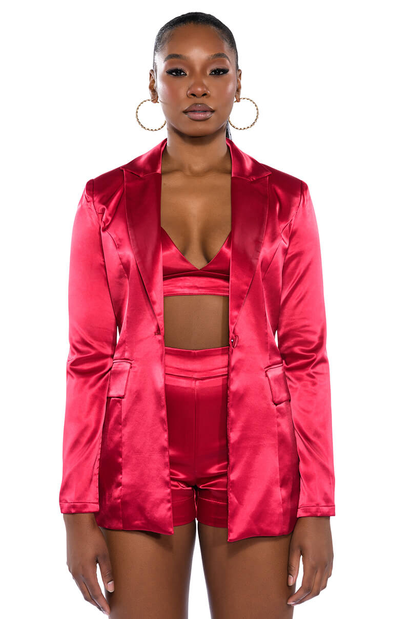 SPRING SATIN BRALETTE