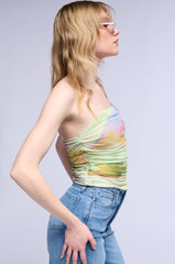 STILL A TEN MESH CORSET TOP