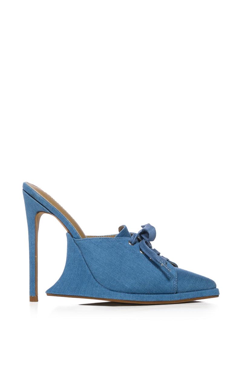 STUNNA DENIM PUMP