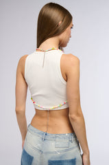 SWEET LIKE CANDY RIB KNIT TANK