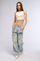 SWEET LIKE CANDY RIB KNIT TANK