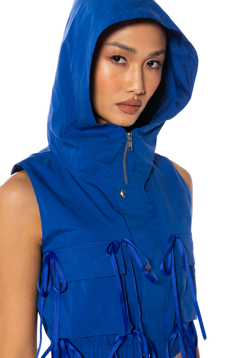 TALK OF THE TOWN HOODED TOP