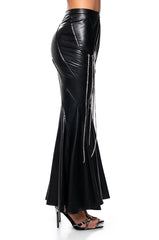 FRONT ROW EMBELLISHED MAXI SKIRT