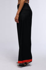 TONIGHT WE DANCE TROUSER IN BLACK RED