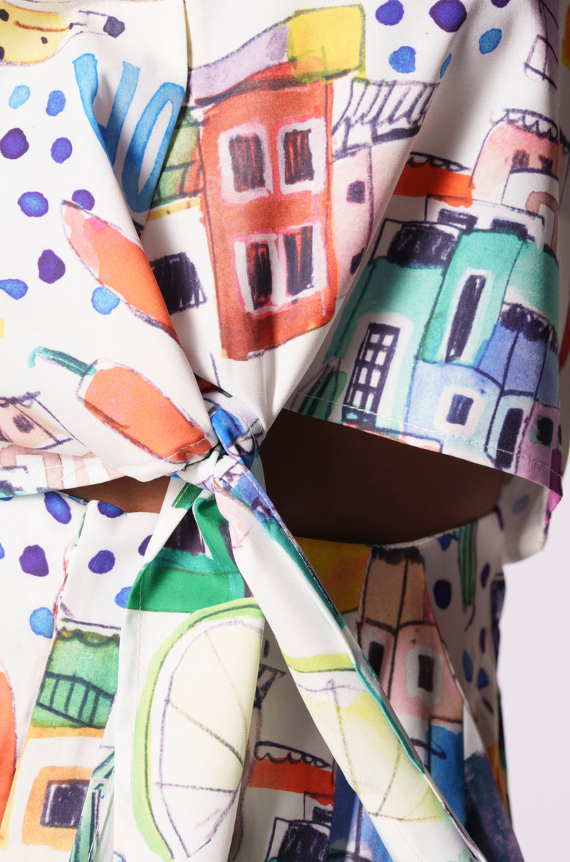 TOO CRAZY FOR YOU BUTTON DOWN TOP