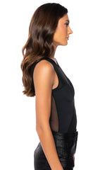 SEE ME CUT OUT MESH LONG SLEEVE BODYSUIT