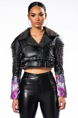 TWIN FLAME DICE MOTO JACKET