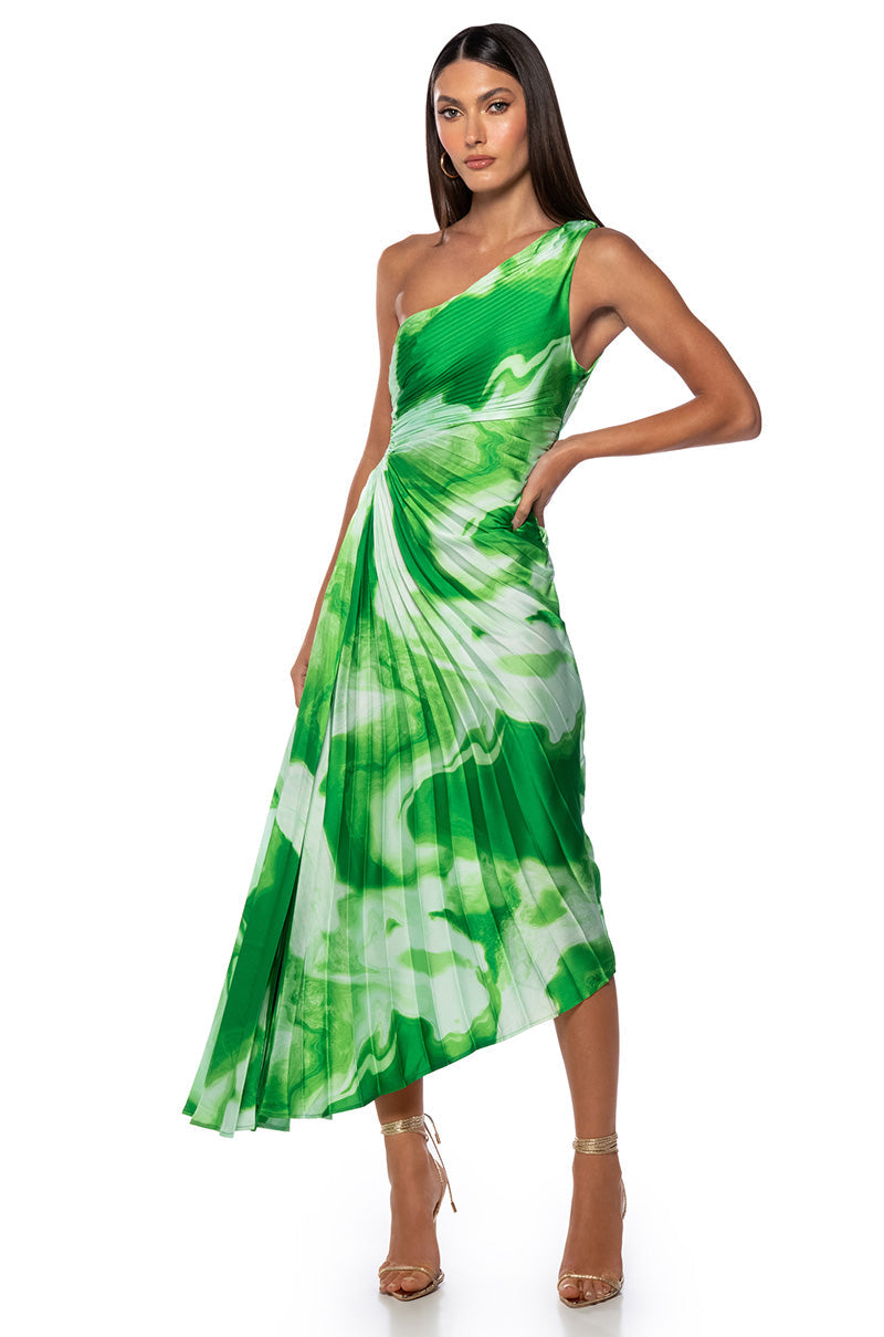 VALERIE ONE SHOULDER DRESS